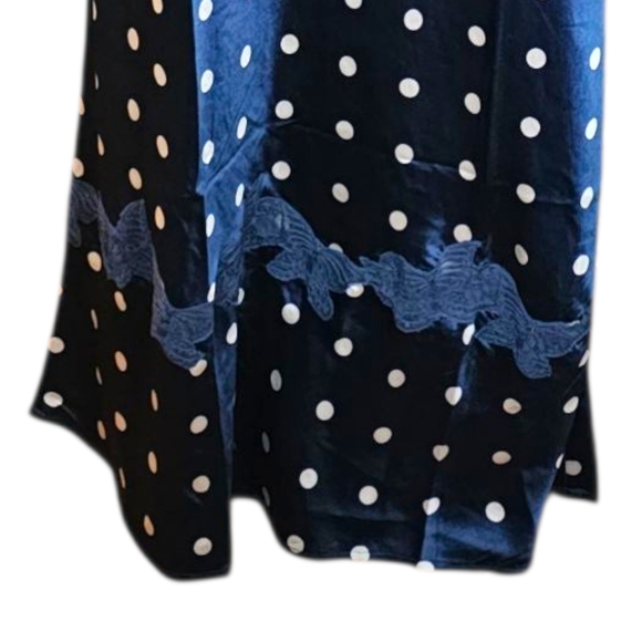 FREE PEOPLE Butterfly Babe Midi In Navy Classic Combo•M•NWT - Picture 8 of 11